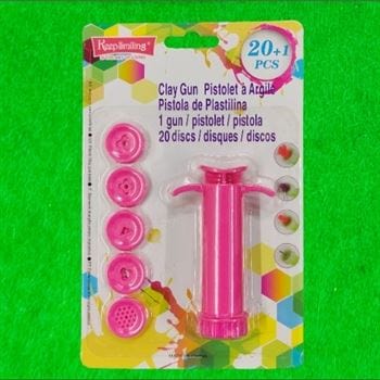 Crafteria 21 PCS PLASTIC CLAY GUN