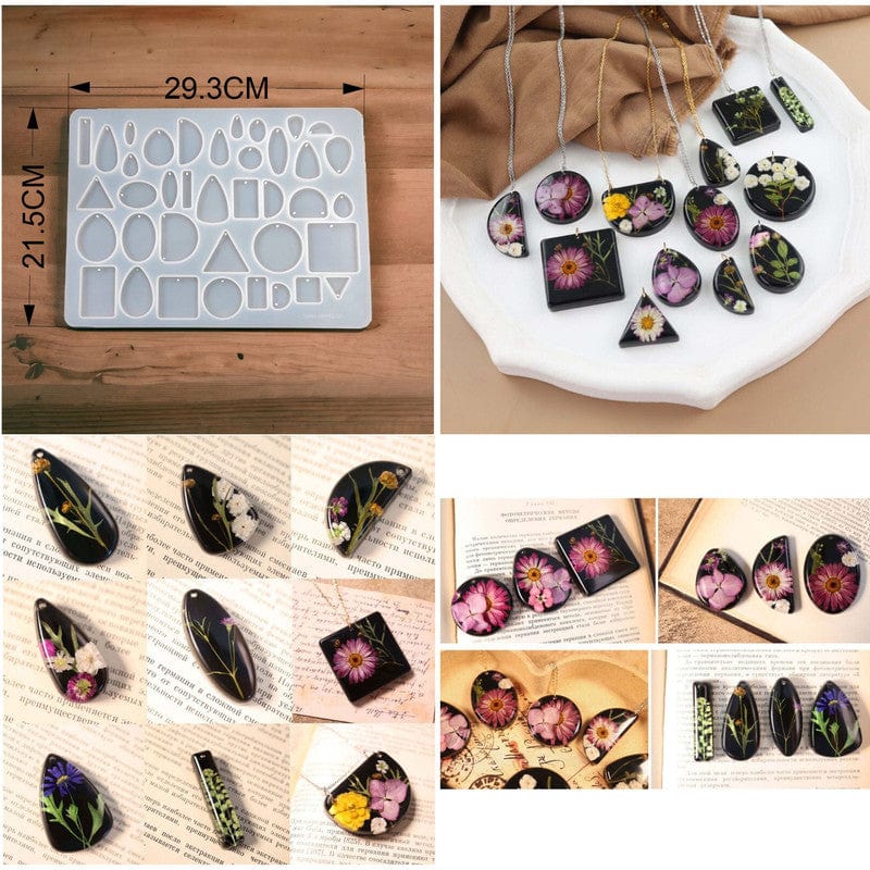 My Store Silicon Mould 38 CAVITY JEWELLERY, KEYCHAIN MOULD