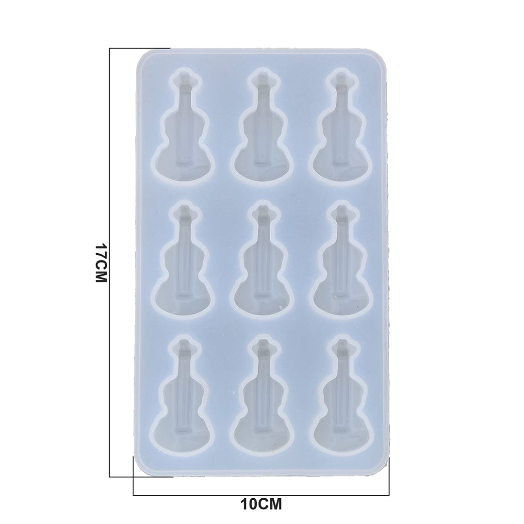 Crafteria 9 In 1 Guitar Keychain Mould
