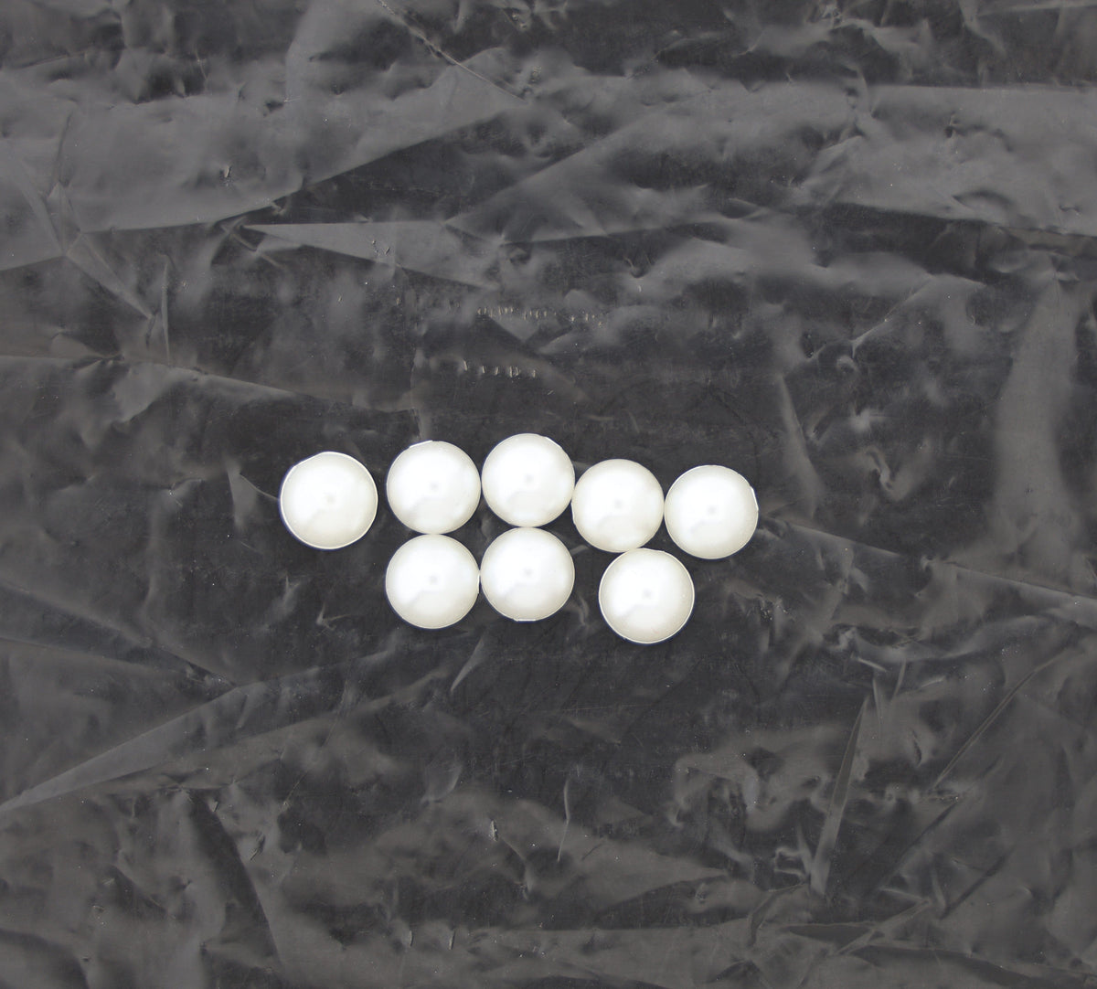 8MM White Pearl Moti – Round Glossy Craft Pearl Beads for Jewellery Making, DIY & Decoration | Pack of Approx. 25 GM