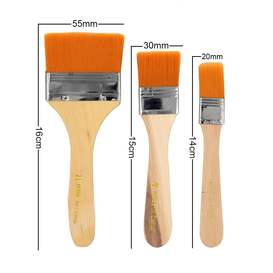 My Store PAINTING ACC 3Pc Wash Brush