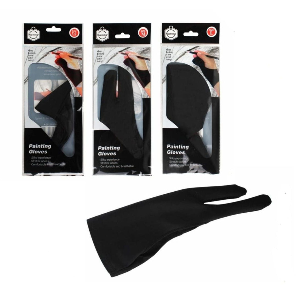 Keep Smiling POTTERY TOOL Painting Gloves Medium