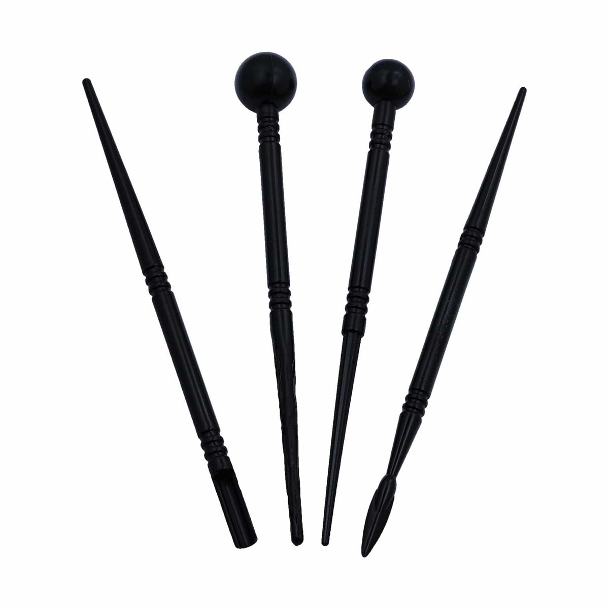 Keep Smiling POTTERY TOOL 4Pcs Soft Pottery Petal Pill Stick