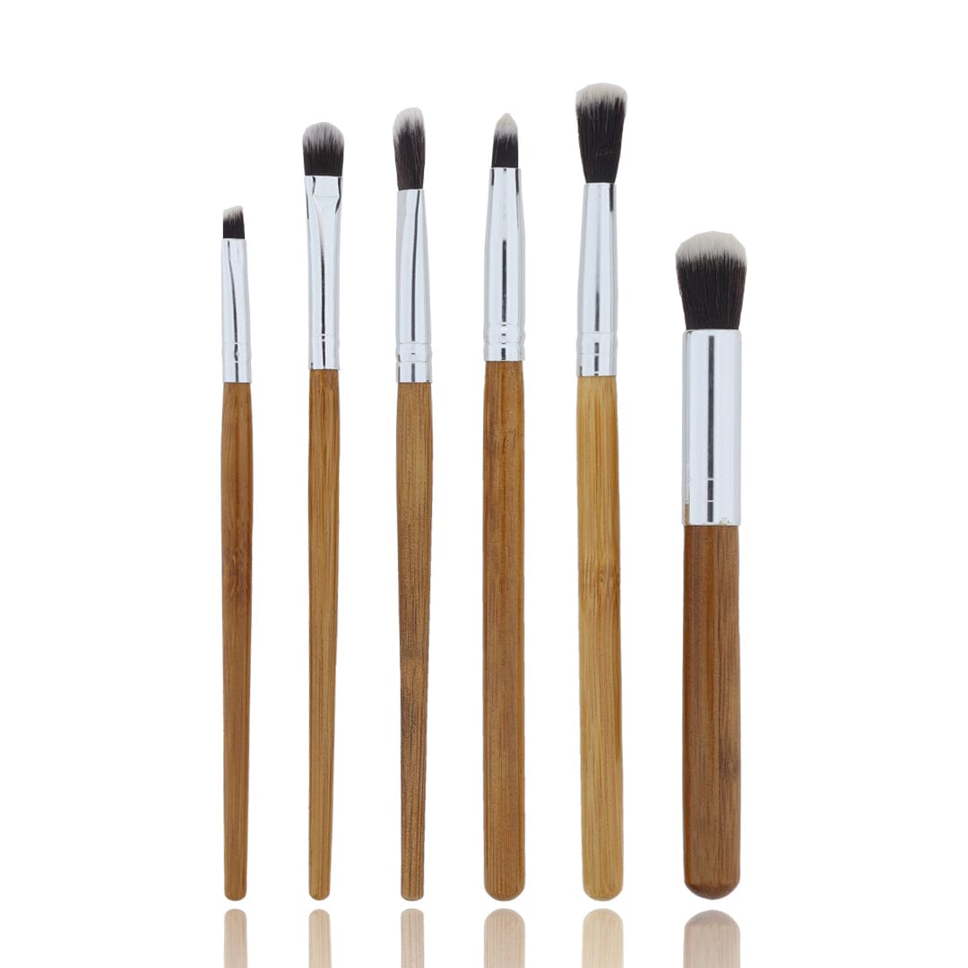 Crafteria 6 in 1 Makeup Art Brush set With Wooden handle