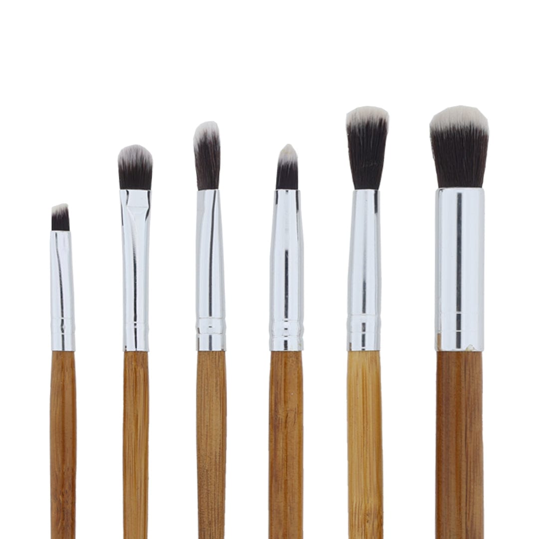 Crafteria 6 in 1 Makeup Art Brush set With Wooden handle