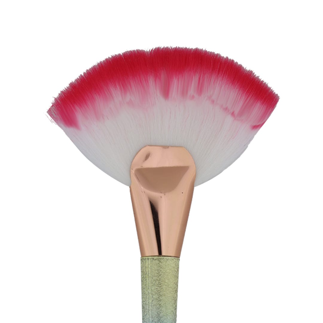 Crafteria Fan Makeup art brush with marmaid handle