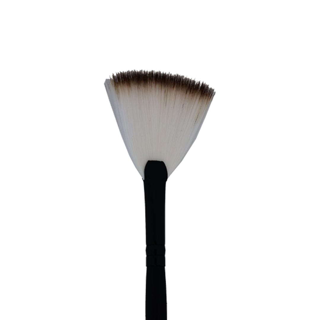 Crafteria fan Makeup art Brush With Black Handle