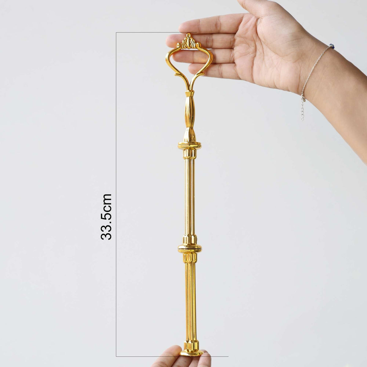 My Store CAKE STAND 3 Tier Cake ABS Plastic Stand Crown Shape