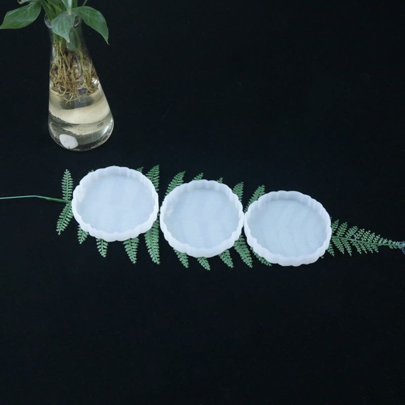 My Store Silicon Mould Round Agate Coaster 12Mm Deep Mould
