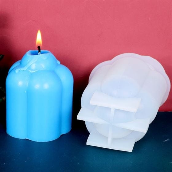 My Store Silicon Mould FLOWER DOOM CANDLE MOULD
