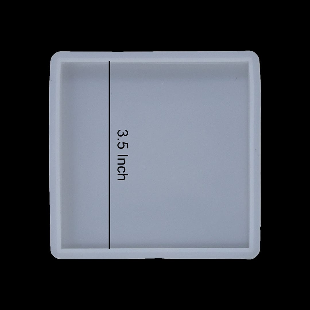 My Store Silicon Mould 3.5Inch Square Coaster Mould