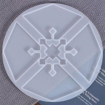 My Store Silicon Mould 4 CAVITY PUZZLE PIZZA COASTER MOULD