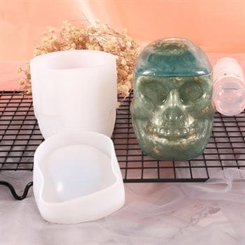 My Store Silicon Mould SKULL STORAGE BOX MOULD