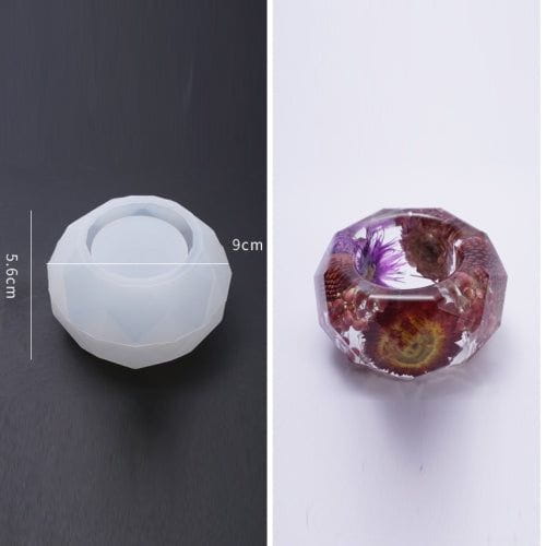 My Store Silicon Mould TEA LIGHT CANDLE HOLDER MOULD