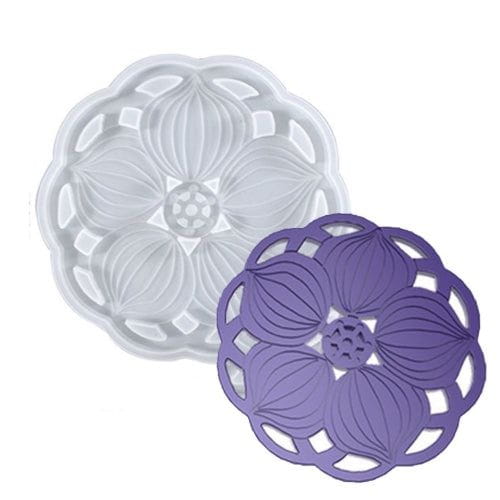 My Store Silicon Mould FLOWER COASTER MOULD