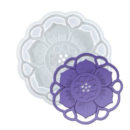 My Store Silicon Mould DESIGNER FLOWER COASTER MOULD