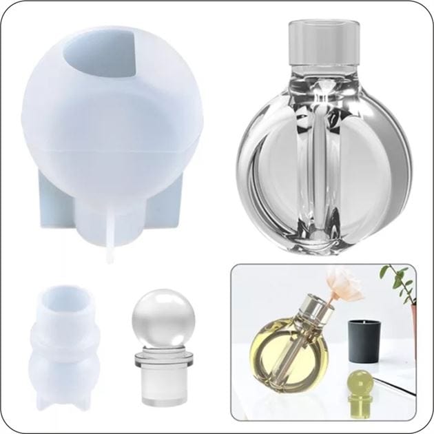 My Store Silicon Mould PERFUME BOTTLE MOULD