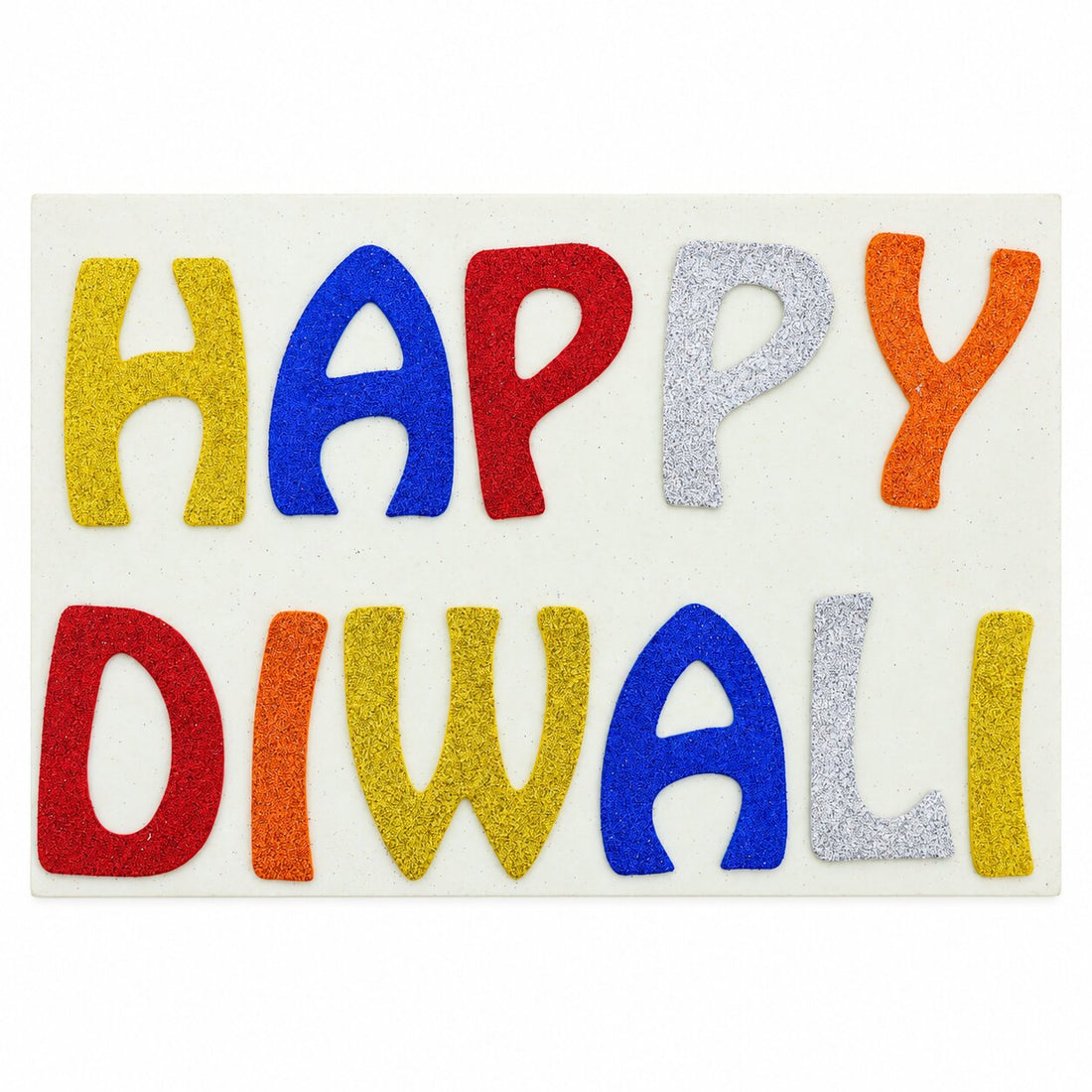 Big Happy Diwali Sticker (Rendom Colours) Pack Of 10 Cards