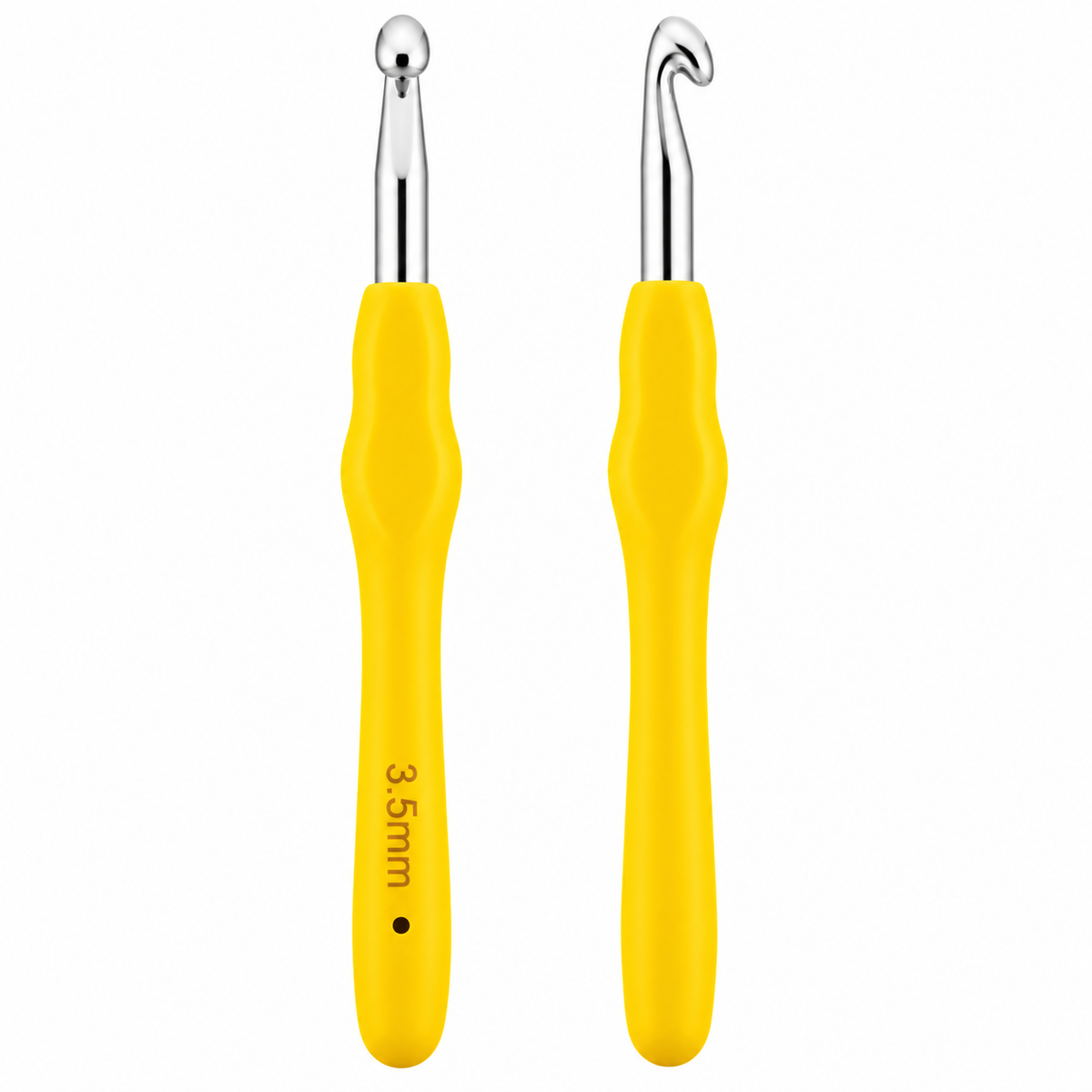3.5 mm Crochet Hook with Soft Ergonomic Grip Handle – 14 cm, Pack of 10 Pieces