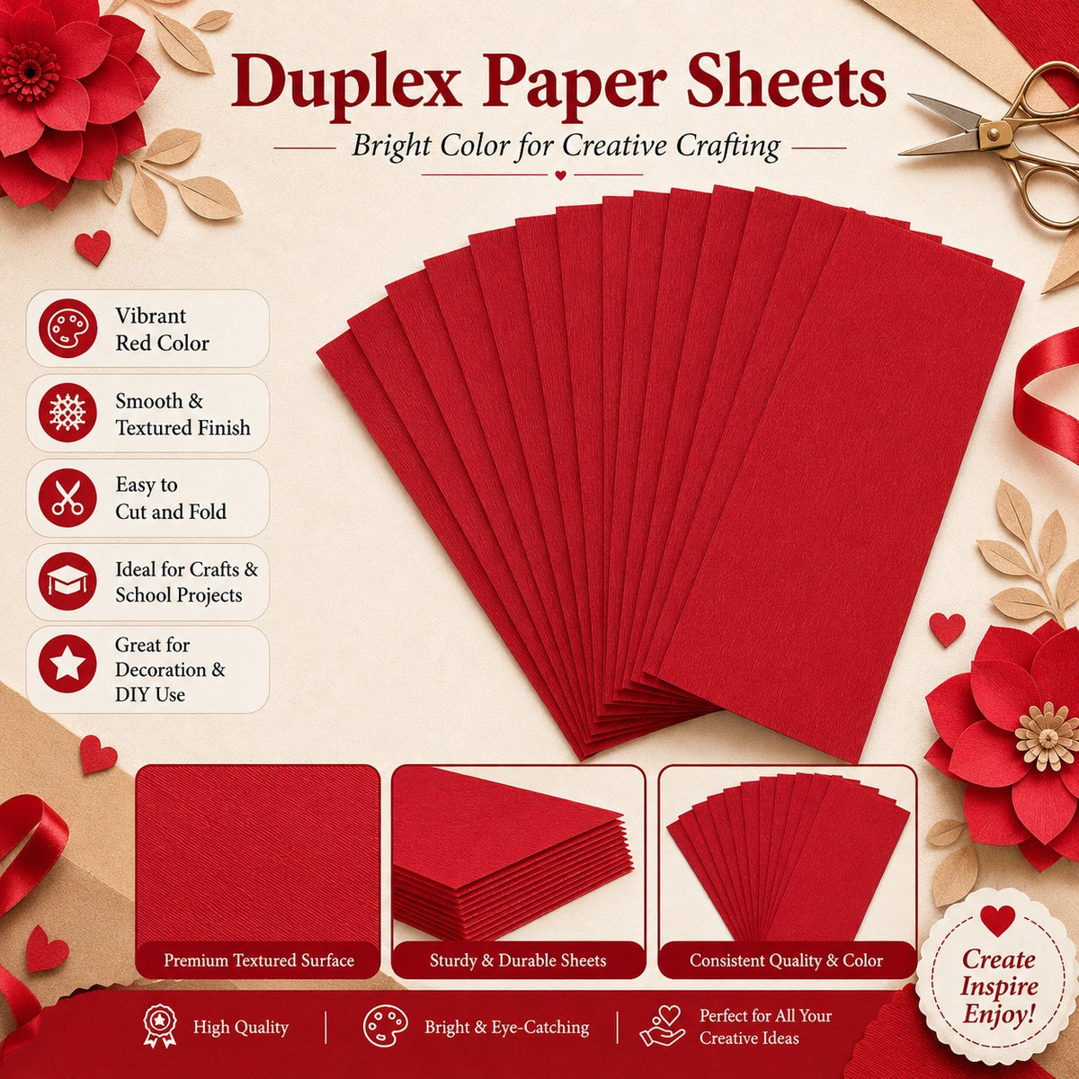 Duplex Paper (Red)