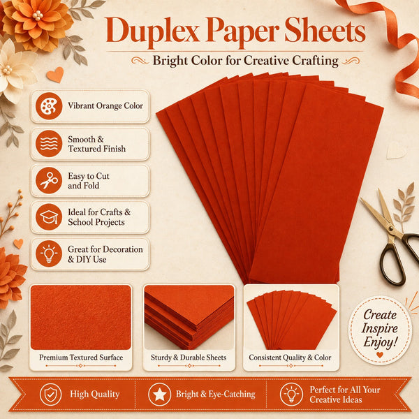 Duplex Paper (Dark Orange)
