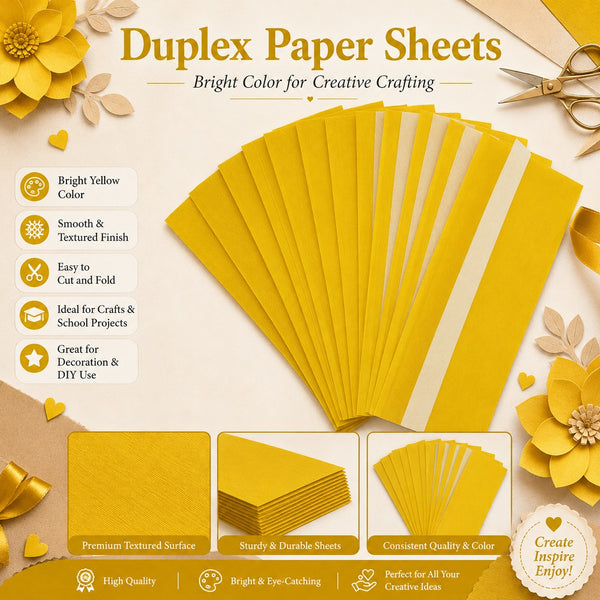 Duplex Paper (Lemon Yellow / Cream)