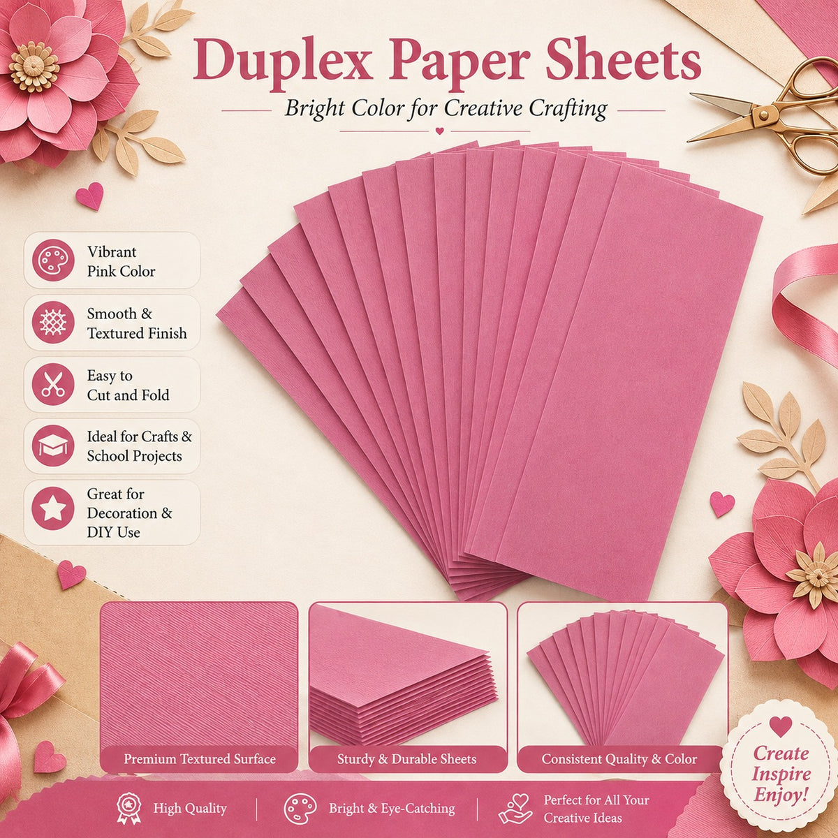 Duplex Paper (Light Pink)
