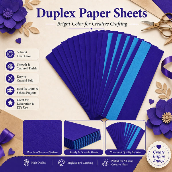 Duplex Paper (Ink Blue / Light Blue)