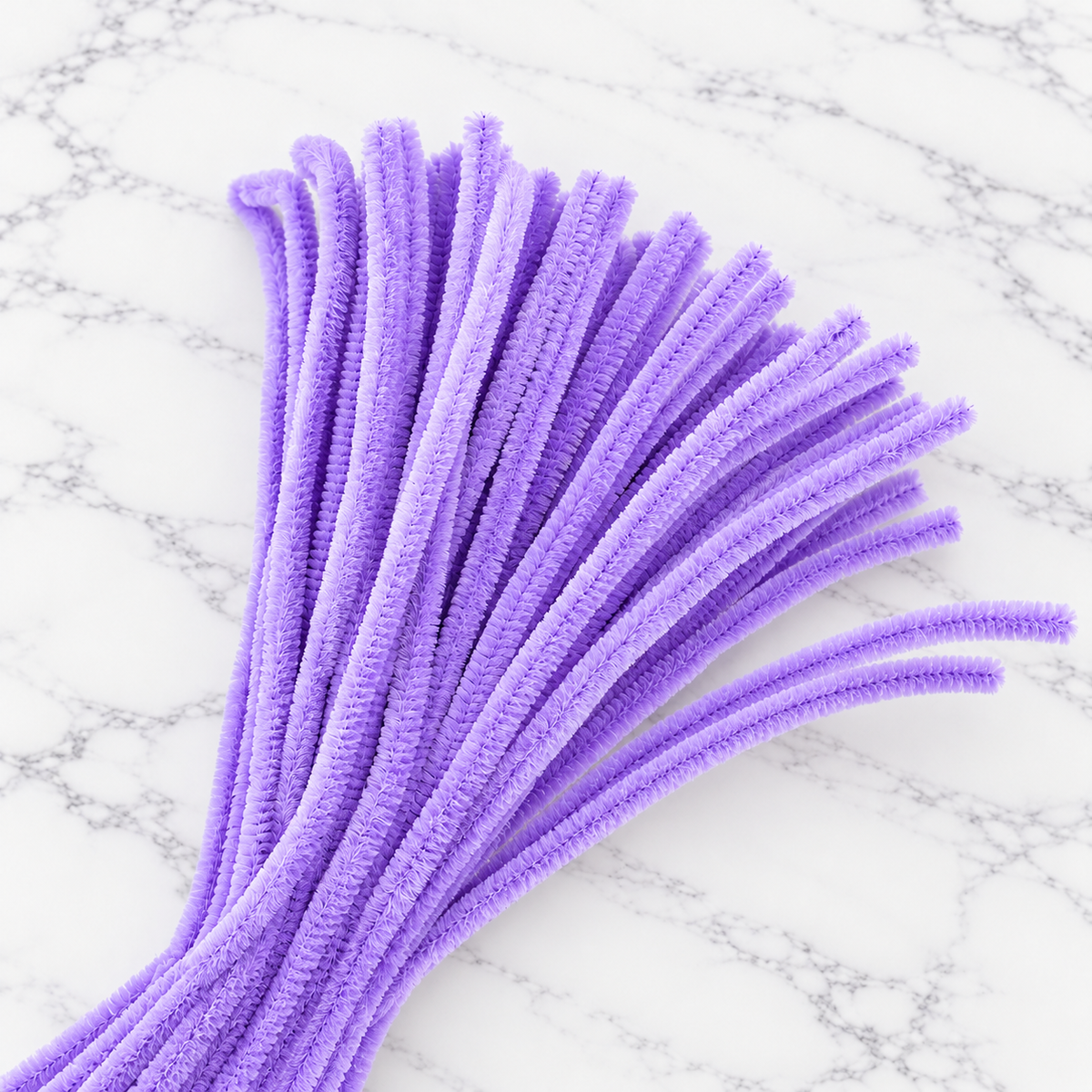 Lavender Chenille Pipe Cleaners 10MM – Pack of 100 Pcs