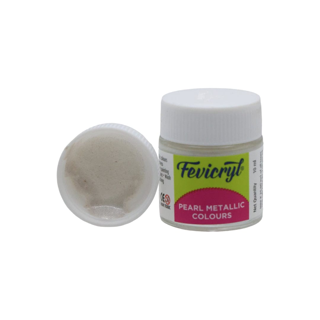 Pidilite Silver Pidilite Fevicryl Acrylic Colours Pearl Metallic 10ml