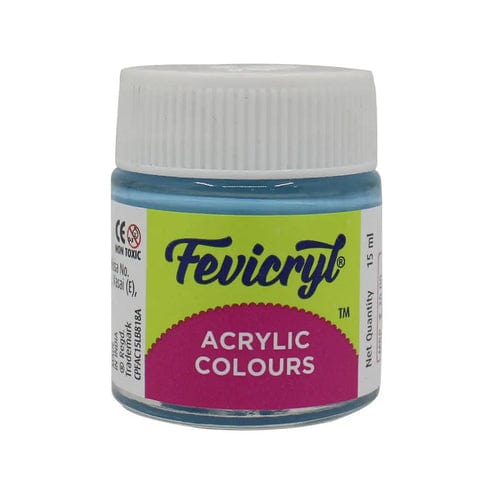 Pidilite Fevicryl Acrylic Colours 15ml (Mrp-Rs.25/-) (sky-blue) ACR15ML63