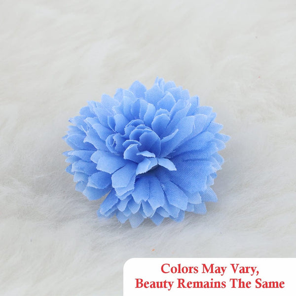 Small MariGold Artificial flowers D01 (100pcs/pkt) (Light Blue) AF001C02