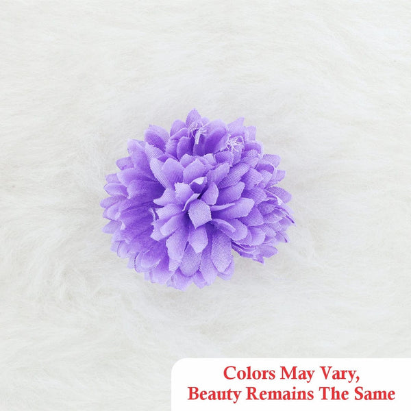 Small MariGold Artificial flowers D01 (100pcs/pkt) (Light Violet) AF001C06