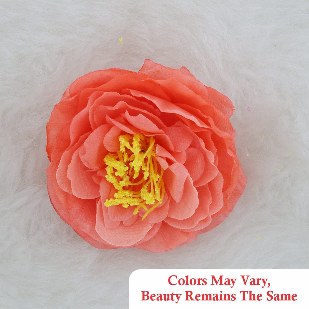 Crafteria Peach Dahlia Artificial flowers D03