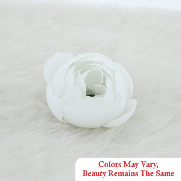 Big Peony Artificial flowers D04 (50pcs/pkt) (Bright White) AF004C11