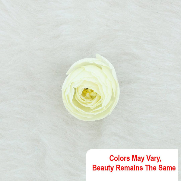 Small Peony Artificial flowers D07 (100pcs/pkt) (Off White) AF007C03