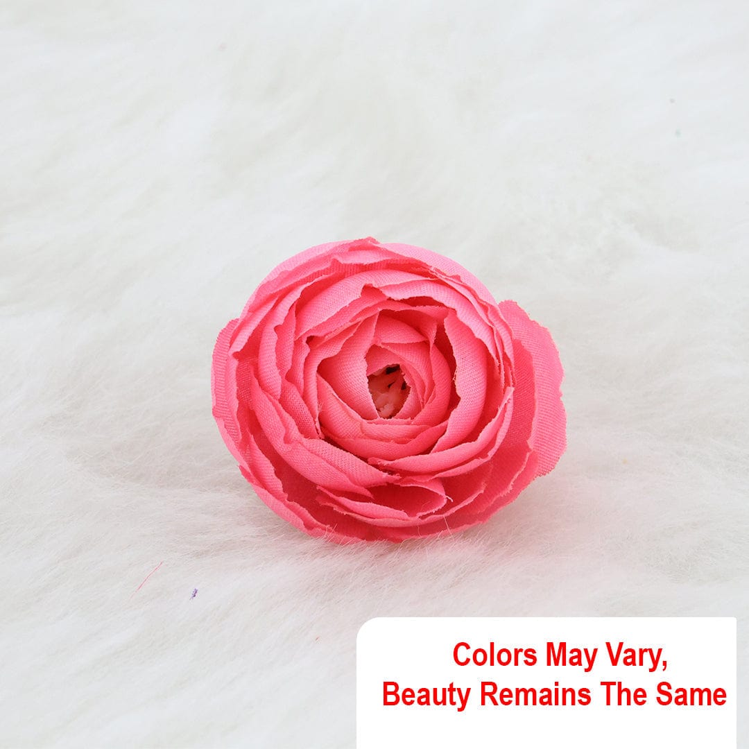 Small Peony Artificial flowers D07 (100pcs/pkt) (Hot Pink) AF007C05