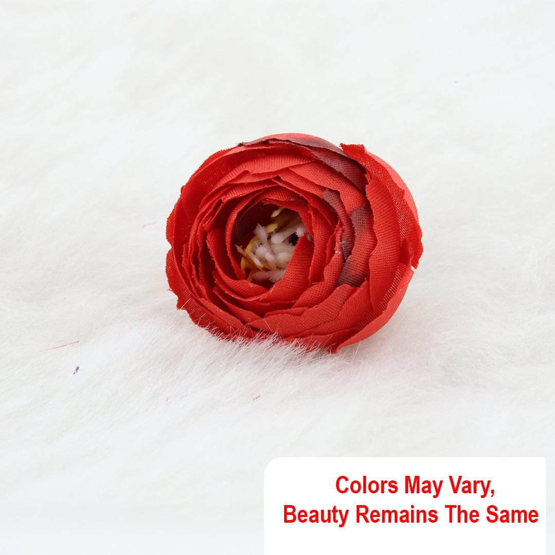 Small Peony Artificial flowers D07 (100pcs/pkt) (Red) AF007C09