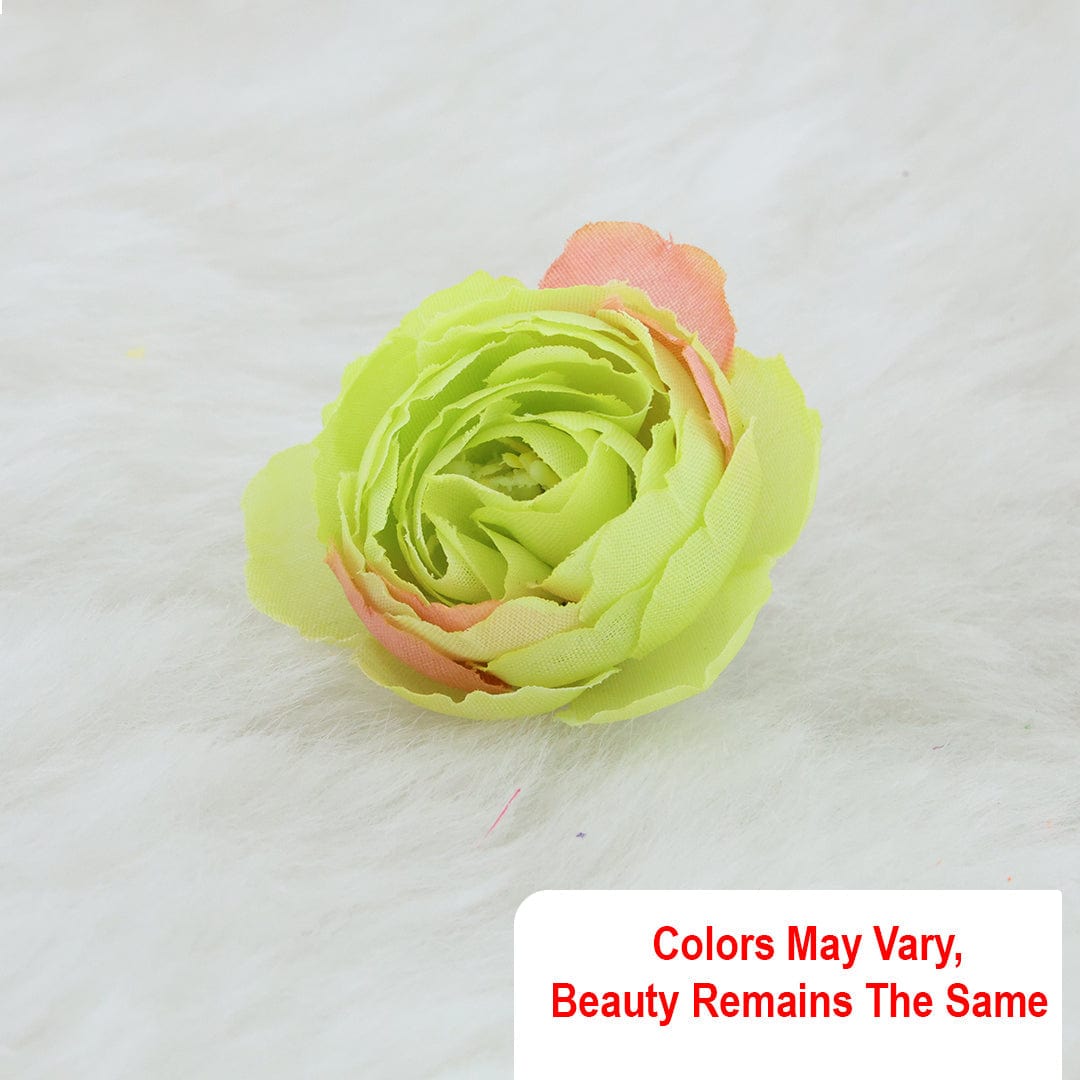 Crafteria Lime Green Small Peony Artificial flowers D07