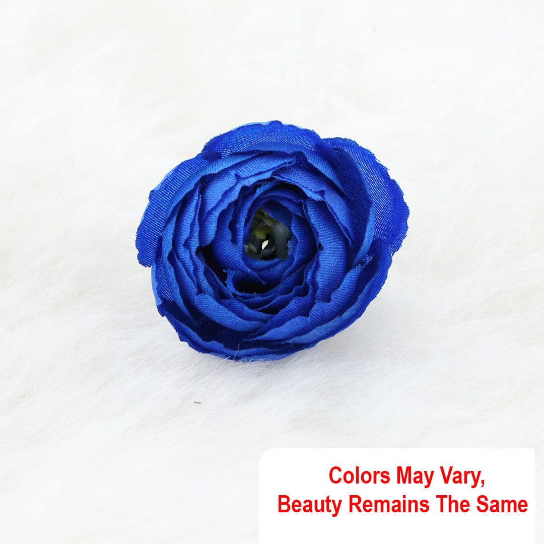 Crafteria Royal Blue Small Peony Artificial flowers D07