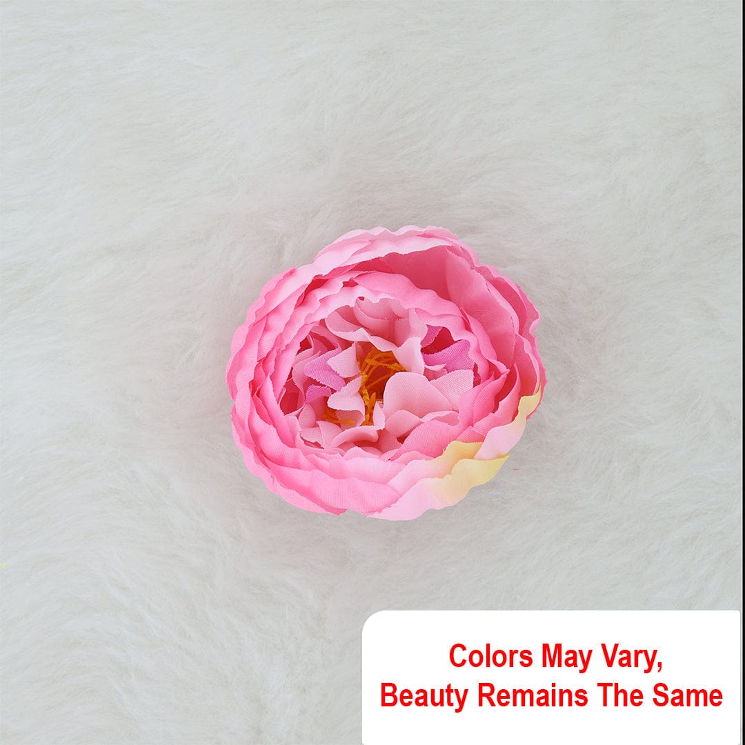 Lotus-3 Artificial flowers D08 (20pcs/pkt) (Shaded Pink & Yellow) AF008C04