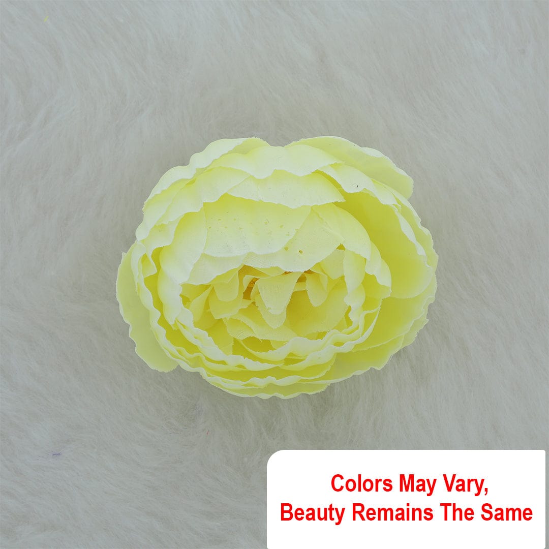 Lotus-3 Artificial flowers D08 (20pcs/pkt) (Cream & Light Yellow) AF008C05