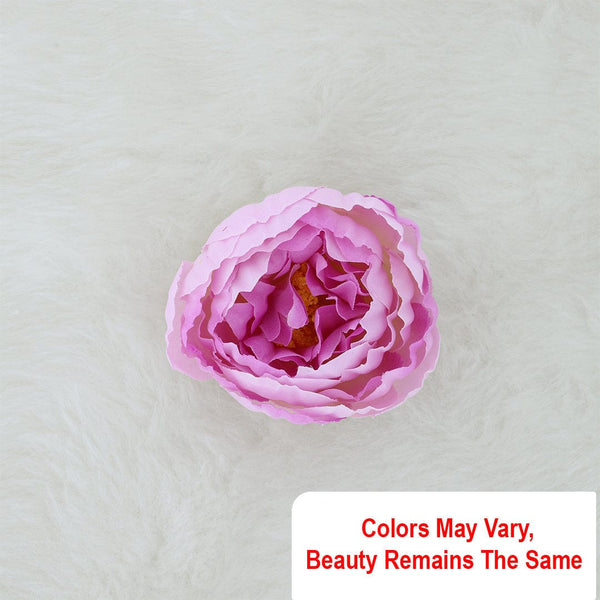 Lotus-3 Artificial flowers D08 (20pcs/pkt) (Rose & Cream) AF008C09
