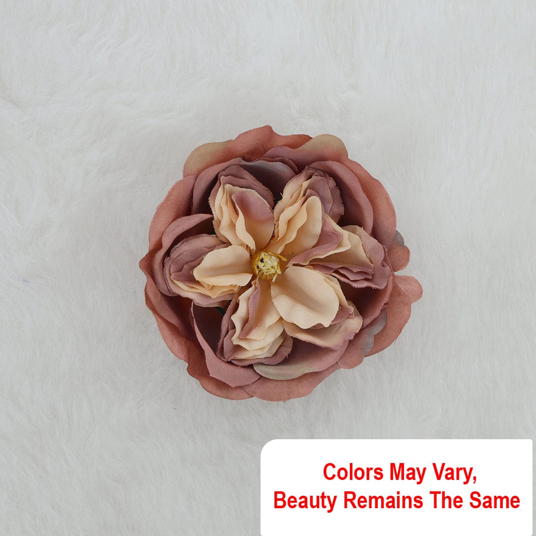 Lotus-2 Artificial flowers D10 (20pcs/pkt) (Shaded Rust) AF010C06