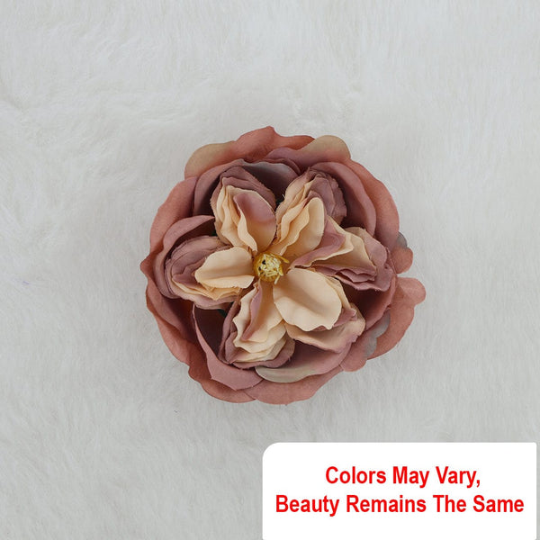Lotus-2 Artificial flowers D10 (20pcs/pkt) (Shaded Rust) AF010C06