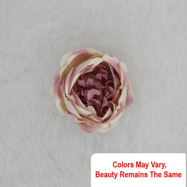 Lotus-1 Artificial flowers D11 (20pcs/pkt) (Ivory & Coral) AF011C07