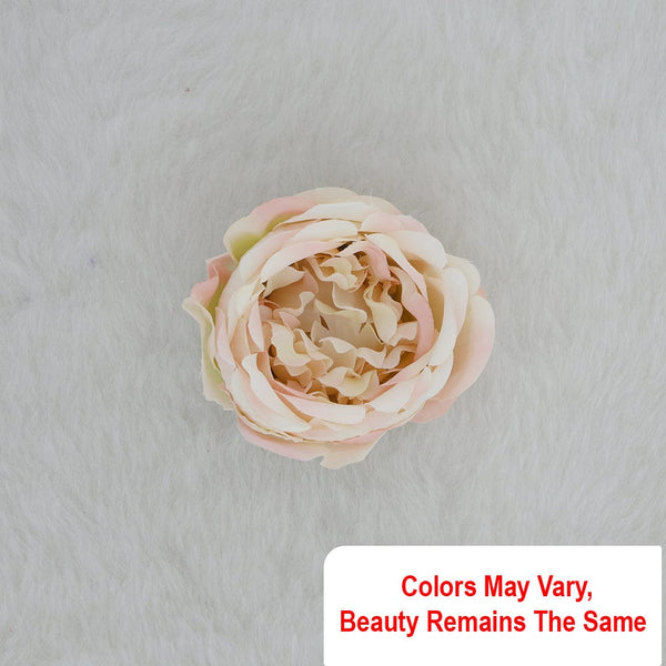 Lotus-1 Artificial flowers D11 (20pcs/pkt) (Ivory & Peach) AF011C09