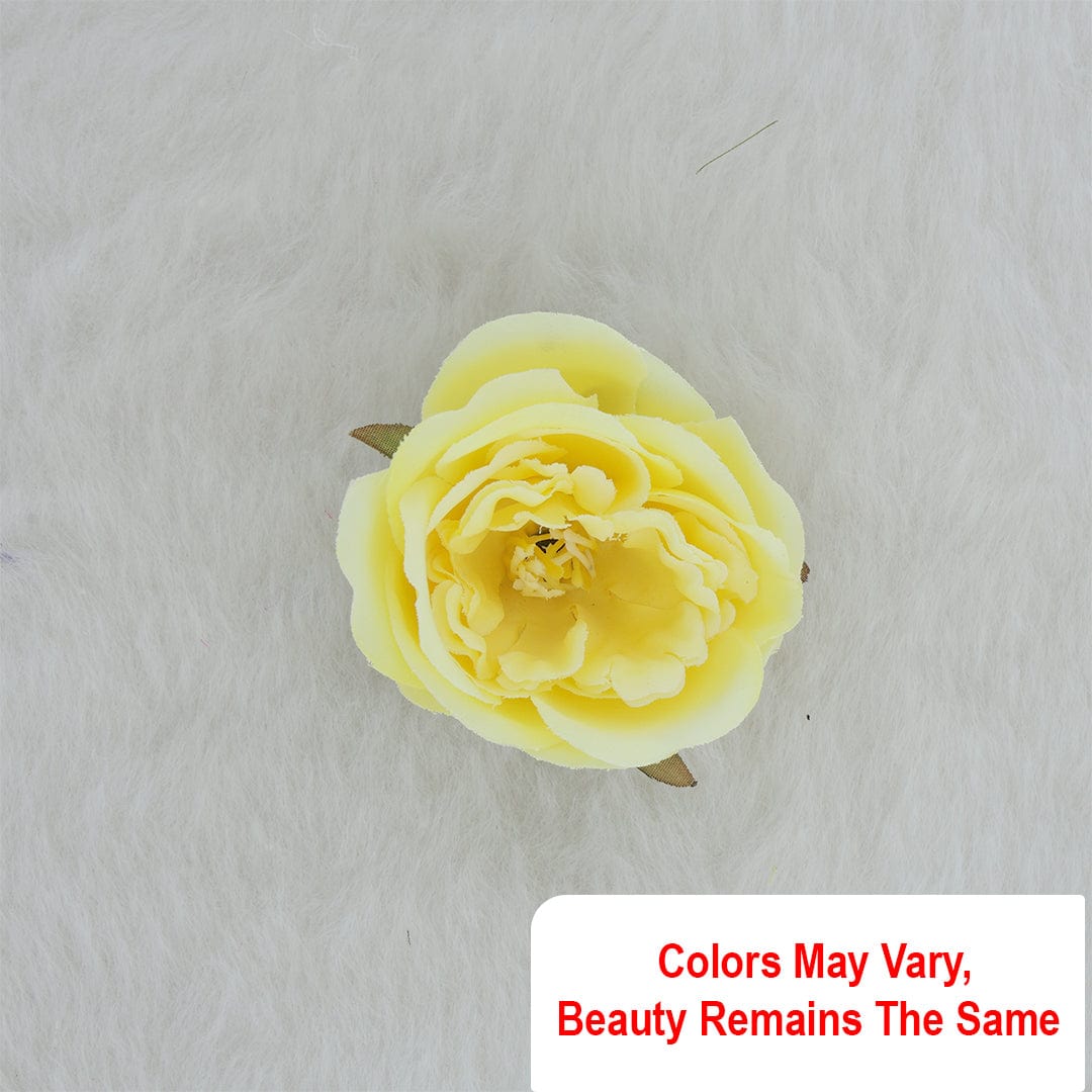 Crafteria Yellow K Rose Artificial flowers D12