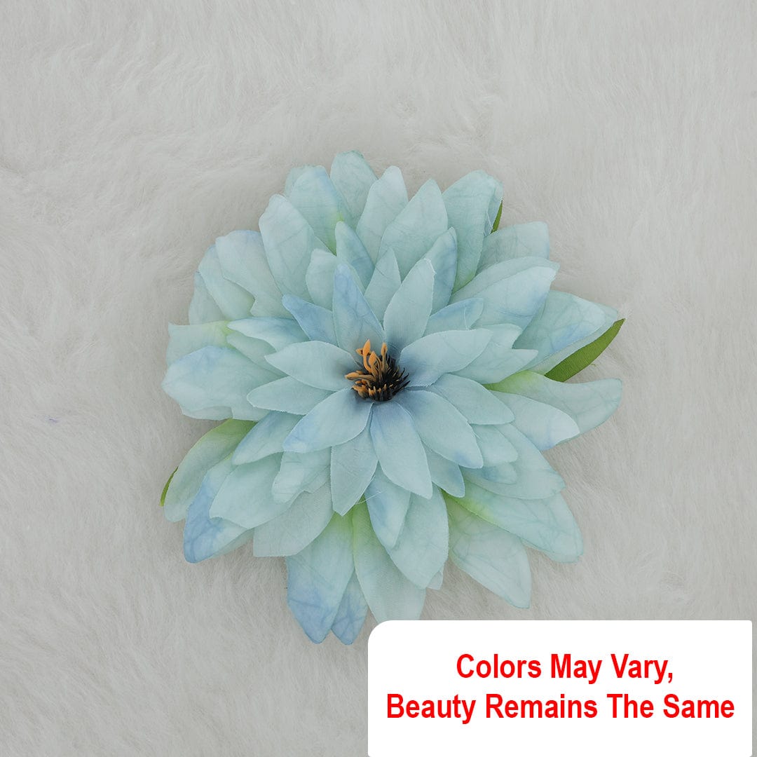Crafteria Bluesh Aqua Silk Flower Artificial flowers D13