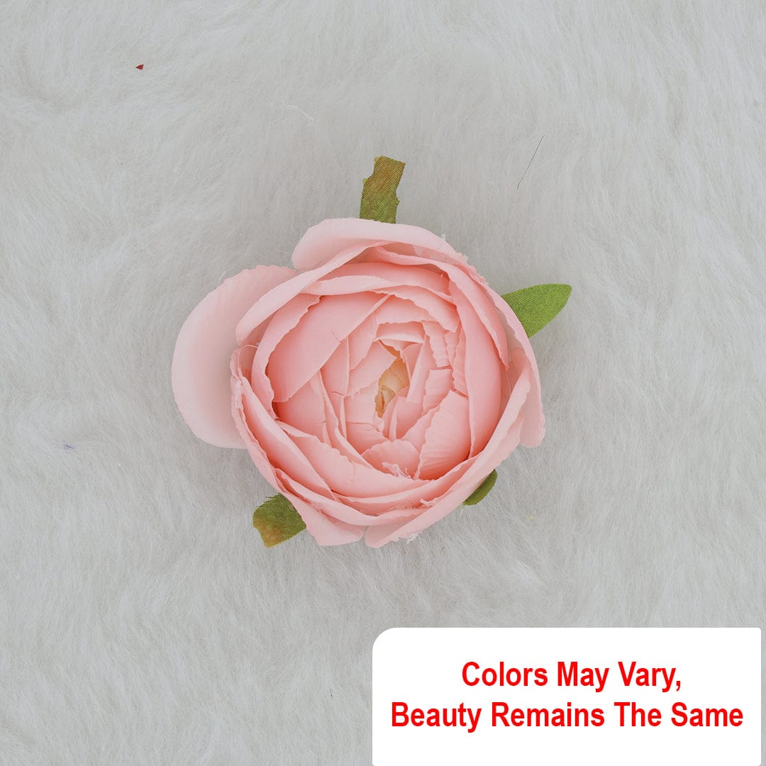 Crafteria Peach Heavy Rose Artificial flowers D15